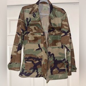 Camouflage Military Style Jacket
